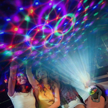 Sound-Activated Disco Ball LED Party Light