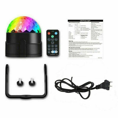 Sound-Activated Disco Ball LED Party Light