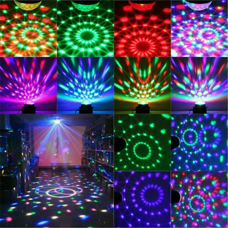 Sound-Activated Disco Ball LED Party Light